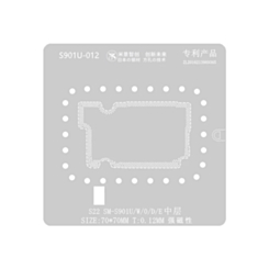 MIJING Middle Layer BGA Reballing Stencil for Galaxy S22 Ultra SM-S908U / W / O / D / E
