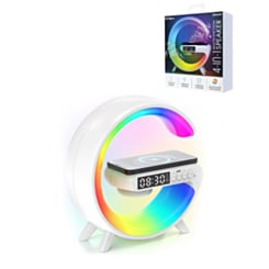 Mini G Table Lamp & Fast Wireless Charging & Bluetooth Speakers (15W) (Only Ground Shipping)