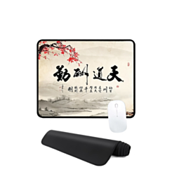 Cherry Blossom Locked-Edge Mouse Pad (26x21cm) (2mm Thickness) (Only Ground Shipping)