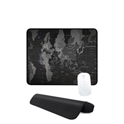 World Map Locked-Edge Mouse Pad (26x21cm) (2mm Thickness) (Only Ground Shipping)