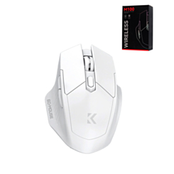 Bluetooth + 2.4G 6 Button Low-Latency Wireless Mouse (WHITE) (Only Ground Shipping)
