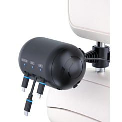 Head-Rest Located Car Charger for Uber / Lyft Users (10w outlet) (Only Ground Shipping)