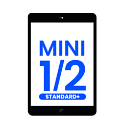Standard+ Digitizer for iPad Mini 1 / Mini 2 (BLACK) (Home Button and IC Chip Pre-Installed)