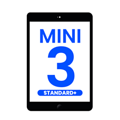 Standard+ Digitizer for iPad Mini 3 (BLACK) (Home Button and IC Chip Pre-Installed)