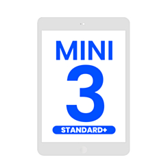 Standard+ Digitizer for iPad Mini 3 (SILVER) (Home Button and IC Chip Pre-Installed)