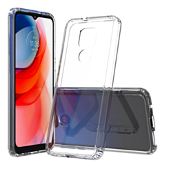 Motorola G Play Hybrid Case with Air Cushion Technology - CLEAR (Only Ground Shipping)