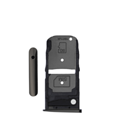 Single Sim Card Tray for Motorola Moto Z3 / Z3 Play (BLACK)