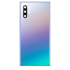 Purchase the Back Glass with Camera Lens and Adhesive for Galaxy Note 10 Plus in Aura Glow, no logo.