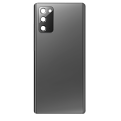 Back Glass with Camera Lens and Adhesive for Galaxy Note 20 (NO LOGO) (MYSTIC GRAY)