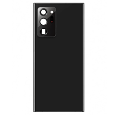 Back Glass with Camera Lens and Adhesive for Galaxy Note 20 Ultra (NO LOGO) (MYSTIC BLACK)