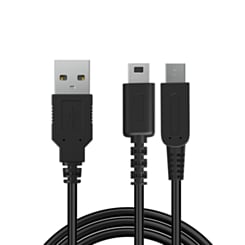 2in1 USB Charging Cable for Nintendo 3DS XL / 2DS / 3DS / DSi XL / Dsi / DS Lite