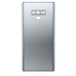 Back Glass with Camera Lens and Adhesive for Galaxy Note 9 (NO LOGO) (CLOUD SILVER)