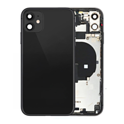 Back Housing Frame with Small Components Pre-Installed for iPhone 11 (BLACK) (OEM Pull A Grade)