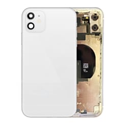 Back Housing Frame with Small Components Pre-Installed for iPhone 11 (WHITE) (OEM Pull A Grade)