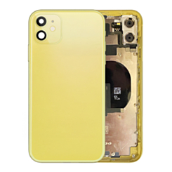 Back Housing Frame with Small Components Pre-Installed for iPhone 11 (YELLOW) (OEM Pull A Grade)