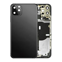 Back Housing Frame (OEM Pull A Grade) with Small Parts Pre-Installed for iPhone 11 Pro Max (SPACE GRAY)