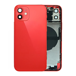 Back Housing Frame with Small Components Pre-Installed for iPhone 12 (RED) (OEM Pull A Grade)