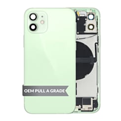Back Housing Frame with Small Components Pre-Installed for iPhone 12 (GREEN) (International) (OEM Pull A Grade)
