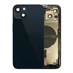 Back Housing Frame with Small Components Pre-Installed for iPhone 13 (MIDNIGHT) (US Version) (OEM Pull A Grade)