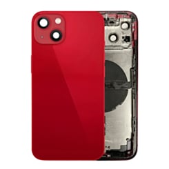 Back Housing Frame with Small Components Pre-Installed for iPhone 13 (RED) (US Version) (OEM Pull A Grade)