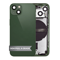 Housing Frame with Small Parts Pre-Installed for iPhone 13 Mini (GREEN) (International) (OEM Pull A Grade)