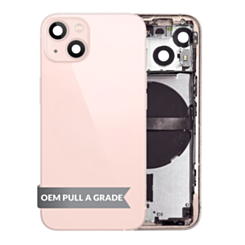 Housing Frame with Small Parts Pre-Installed for iPhone 13 Mini (PINK) (International) (OEM Pull A Grade)