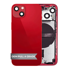 Housing Frame with Small Parts Pre-Installed for iPhone 13 Mini (RED) (International) (OEM Pull A Grade)