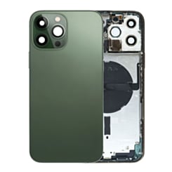 Back Housing Frame with Small Components Pre-Installed for iPhone 13 Pro Max (ALPINE GREEN) (US Version) (OEM Pull A Grade)