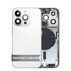 Housing Frame with Small Parts Pre-Installed for iPhone 14 Pro (SILVER) (International) (OEM Pull A Grade)