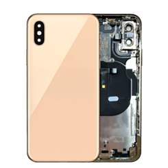 Back Housing Frame with Small Components Pre-Installed for iPhone XS (GOLD) (OEM Pull A Grade)