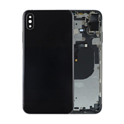 Back Housing Frame with Small Components Pre-Installed for iPhone XS Max (SPACE GRAY) (OEM Pull A Grade)