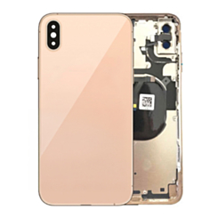 Back Housing Frame with Small Components Pre-Installed for iPhone XS Max (GOLD) (OEM Pull A Grade)