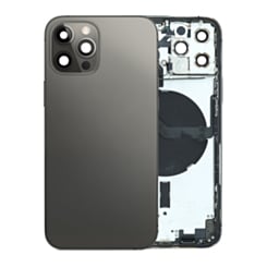 Housing Frame with Small Parts Pre-Installed for iPhone 12 Pro (GRAPHITE) (International) (OEM Pull B Grade)