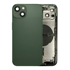Back Housing Frame with Small Components Pre-Installed for iPhone 13 (GREEN) (US Version) (OEM Pull B Grade)