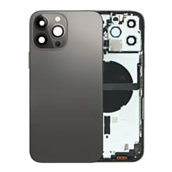 Housing Frame (BLACK) (International) (OEM Pull B Grade) Small Parts Pre-Installed for iPhone 13 Pro Max