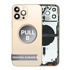 Housing Frame with Small Parts Pre-Installed for iPhone 13 Pro Max (GOLD) (International) (OEM Pull B Grade)