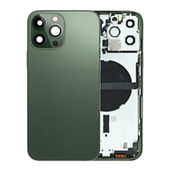 Housing Frame (GREEN) (International) (OEM Pull B Grade) Small Parts Pre-Installed for iPhone 13 Pro Max
