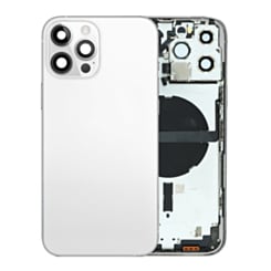 Housing Frame (WHITE) (International) (OEM Pull B Grade) Small Parts Pre-Installed for iPhone 13 Pro Max