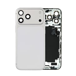 Back Housing Frame with Small Components Pre-Installed for iPhone 17 Pro Max (SILVER) (International Version) (OEM Pull A Grade)