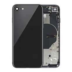 Back Housing Frame with Small Components Pre-Installed for iPhone 8 (SPACE GRAY) (OEM Pull B Grade)