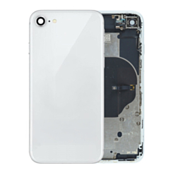 Back Housing Frame with Small Components Pre-Installed for iPhone 8 (SILVER) (OEM Pull B Grade)
