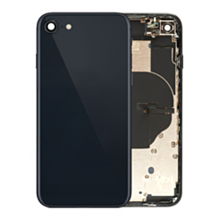 Back Housing Frame with Small Components Pre-Installed for iPhone SE (2022) (MIDNIGHT) (OEM Pull B Grade)