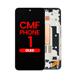 OLED Assembly with Frame for Nothing CMF Phone 1 (BLACK) (Aftermarket OLED)