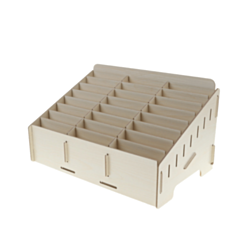 Wooden Mobile Phone Storage Box (24 Slots) (Only Ground Shipping)