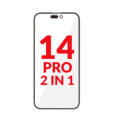 2-in-1 (Front Glass + OCA) for iPhone 14 Pro (Premium) (Pack of 10)