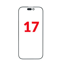 2-in-1 (Front Glass + OCA) for iPhone 17 (Premium) (Pack of 10)
