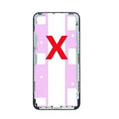 Metal Frame for iPhone X (Premium) (Pack of 10)