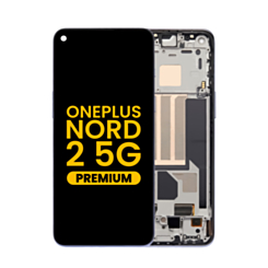OLED Assembly with Frame for OnePlus Nord 2 5G (GRAY SIERRA) (Premium)