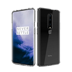 OnePlus 7 Pro Hybrid Case with Air Cushion Technology - CLEAR (Only Ground Shipping)