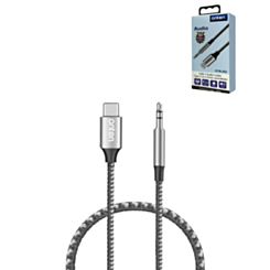 Onten USB-C to Aux Cable (GRAY) (3ft) (Only Ground Shipping)